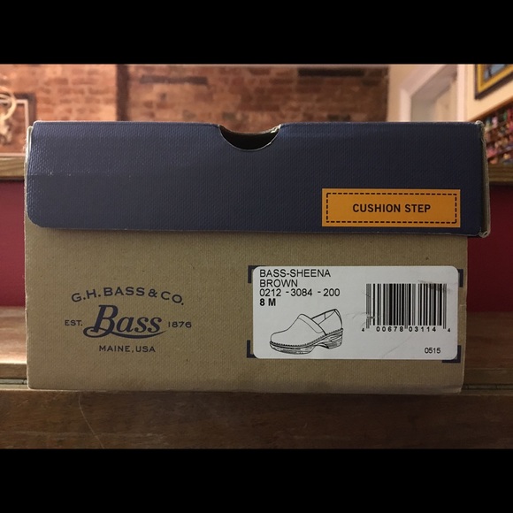 BRAND NEW W/BOX G.H. Bass Clogs Sheena size 8M - Picture 7 of 8